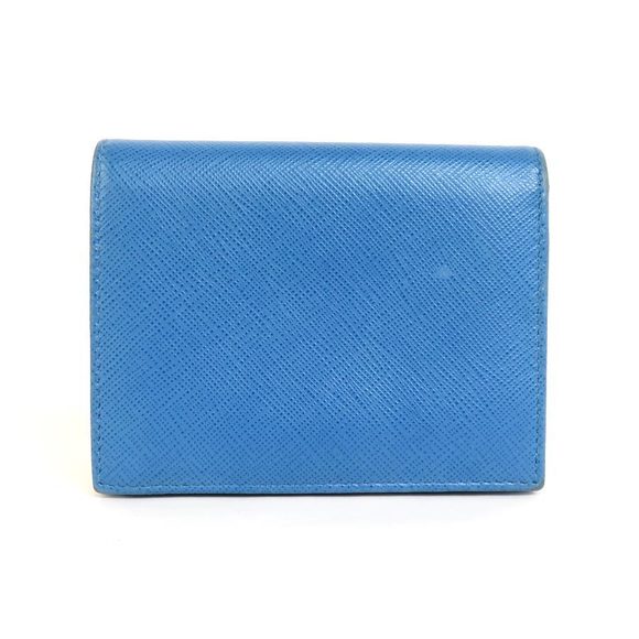 Prada Wallet leather blue - Picture 1 of 5